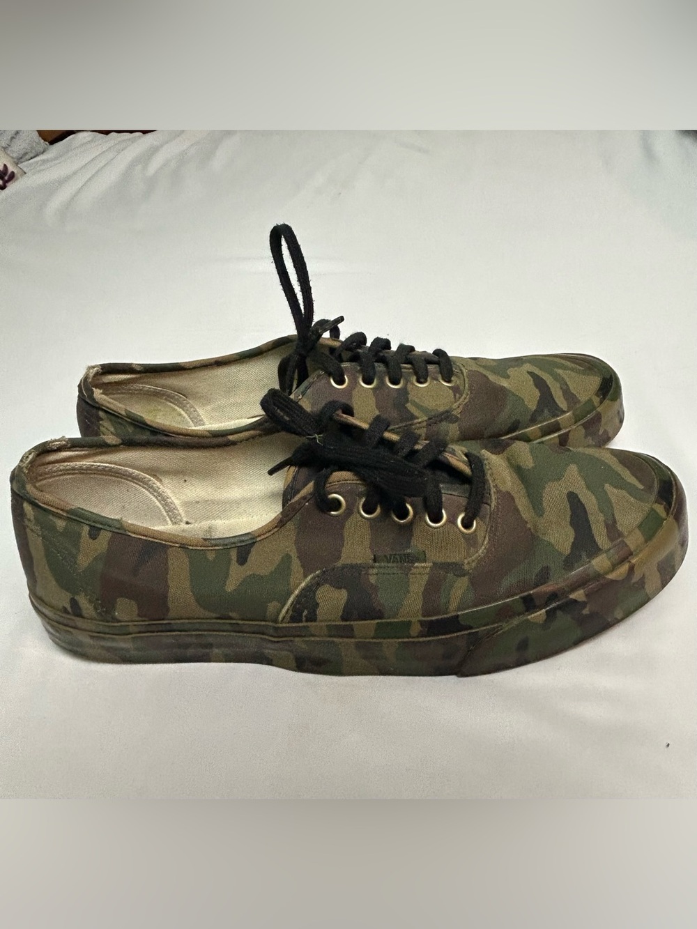 Vans Authentic Woodland Camo Canvas Sneakers Men’s 11